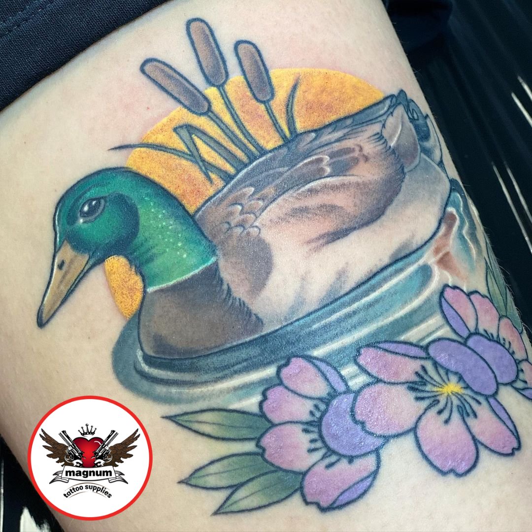 a mallard next to a flounder tattoo  Stable Diffusion  OpenArt