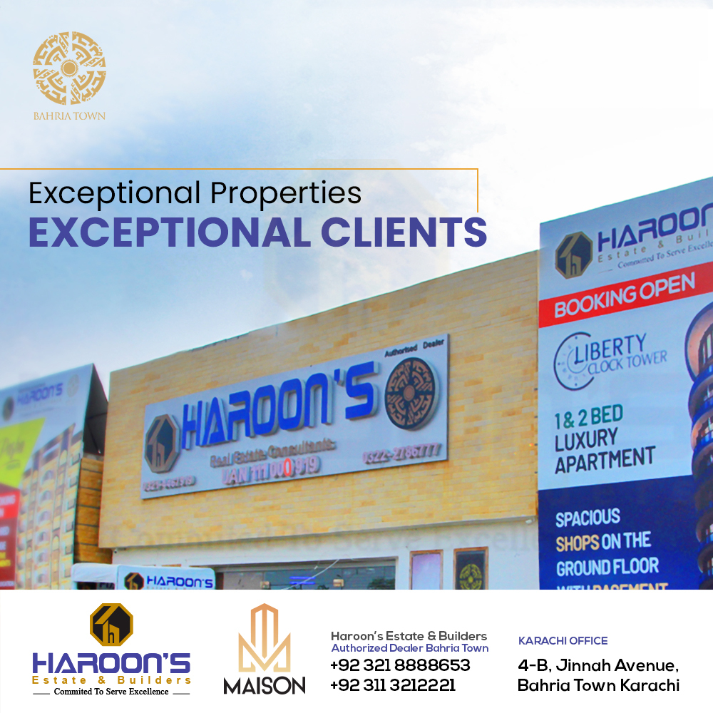 HaroonEstates's tweet photo. Find a fantasy kind of home in Bahria Town, Karachi, and make your fantasy work out as expected. Haroon's Estate and Builders brings remarkable.

Contact:
03218888653
03113212221

#haroons #haroonestate #bahriatown  #Maisonheight  #realestate #marketing #karachi #pakistan https://t.co/EbSaBYrEAi