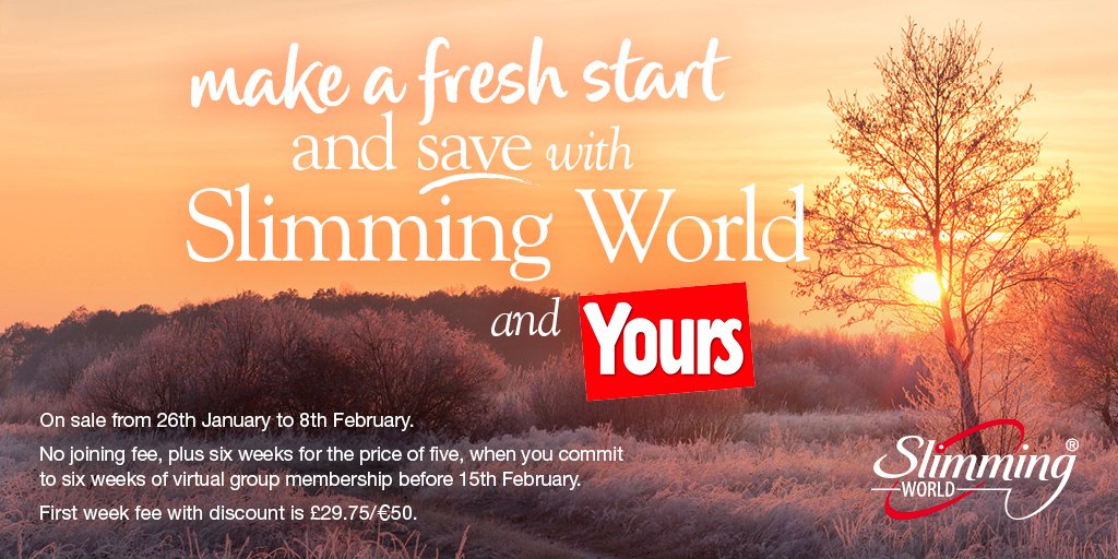 SlimmingWorld's tweet image. Experience #ThatFeeling of fantastic support at #SlimmingWorld with help from the latest issue of @yoursmagazine 🥳. Inside you’ll find delicious recipes, the inspirational real-life story of Faith who’s lost an incredible 8st, and a couple of fabulous joining #Offers ❤️!