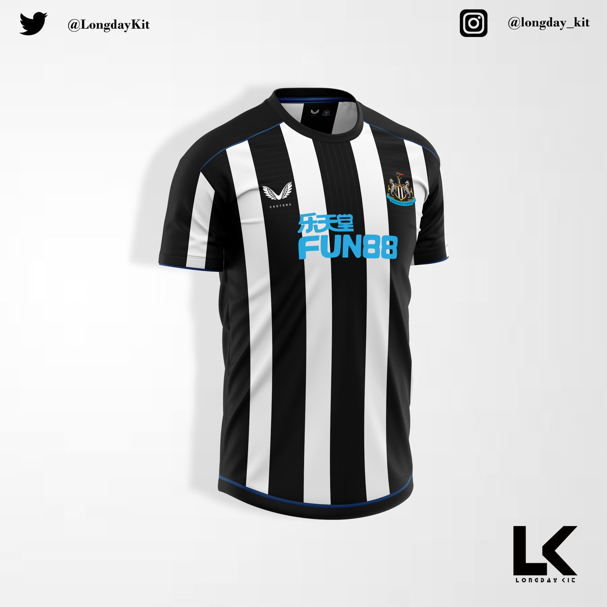 newcastle new kit castore