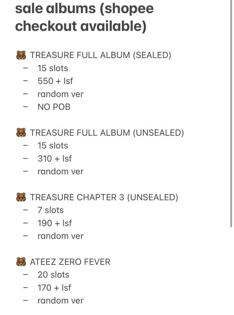 WINTERVERSEPH's tweet photo. wts/lfb/ph go
#PHGO
#WINTERVERSEPH_GO
TREASURE and ATEEZ ALBUMS PH GO (refer to the picture below)
πΈ DOP: pay as you order or until January 28 to secure your slot
mine basis
reply "mine+album+quantity" or DM us
π¦NORMAL ETA (March-April)
help RT! ππ» https://t.co/CuX7R5Fxmd