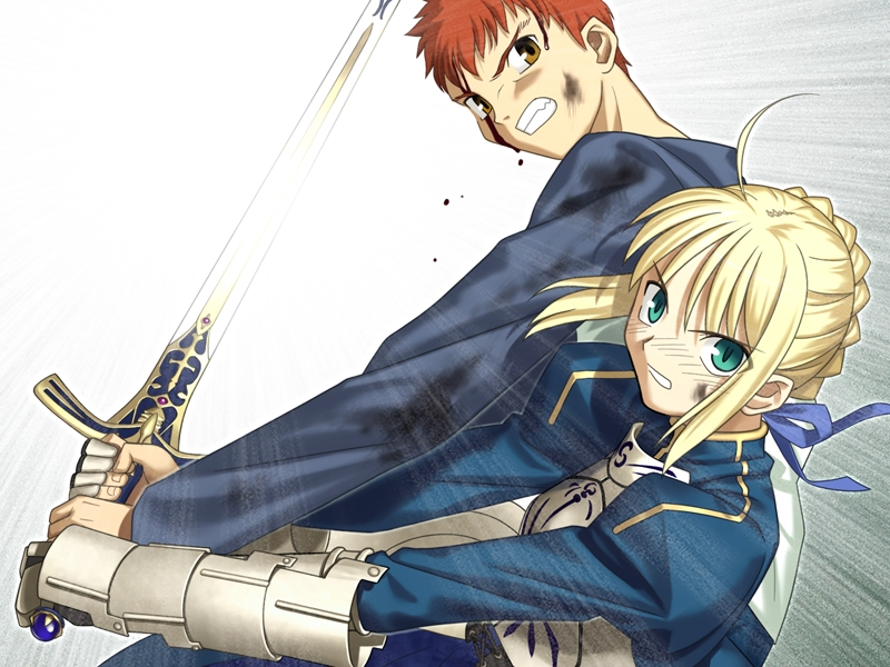 Artoria and Shirou are both burdened by their pasts, both believed that their path won't be a mistake regardless of the result, and yet both of them doubted that same path at some point, and their arc is about helping each other overcome those doubts by being each other's sheath.