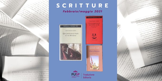 Il modulo di scrittura saggistico-letteraria del nostro corso “Scritture” è tenuto da Giorgio Pinotti, curatore, fra gli altri, di questi libri di Gadda. ⁣
⁣
Le iscrizioni al corso sono ancora aperte! 
Per informazioni: bit.ly/FuspScritture

<a href="/adelphiedizioni/">Adelphi Edizioni</a> #GiorgioPinotti