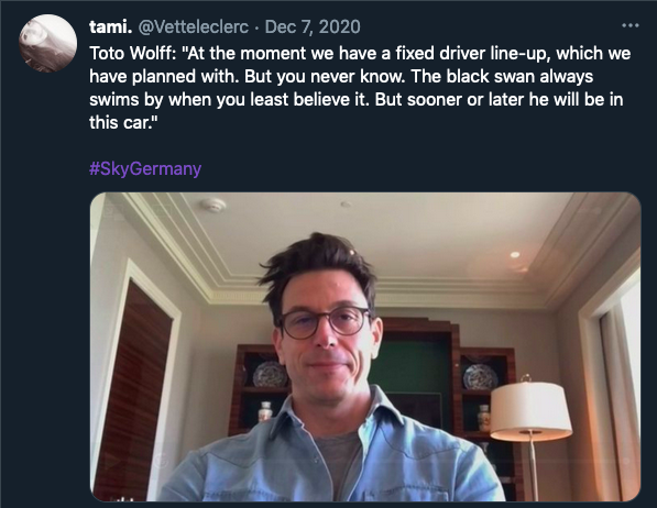 Toto, so sweet. Signed him from an early age. Nobody wants him in the car more than Toto.