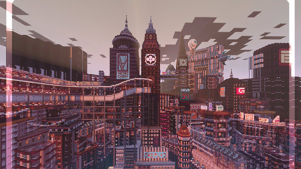 donut_ish's tweet photo. ⚙️steampunk2077⚙️

#Minecraft
#minecraft建築コミュ 
#Cyberpunk2077 

made on the @TeamWorkbench private server https://t.co/OeYZ7guK1Y