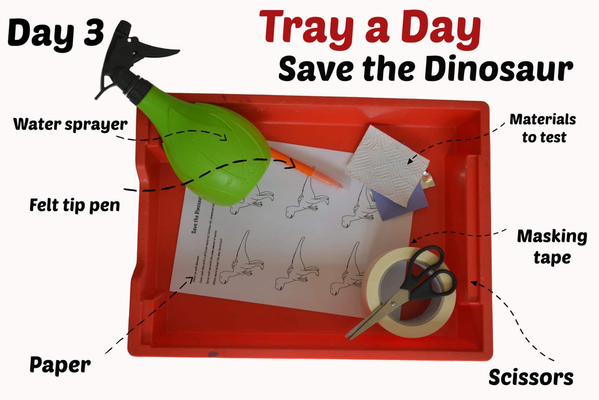 ScienceSparks's tweet photo. We're waterproofing dinosaurs in today's #trayaday
https://t.co/7siO3FPppv https://t.co/LPTGb2yf7k
