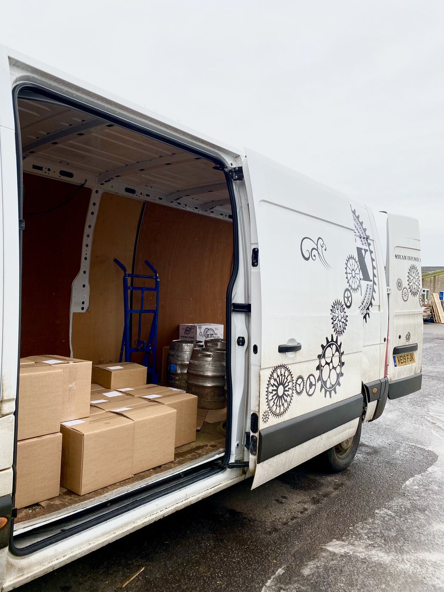 BoxBrew's tweet photo. Another cold one today!βοΈ
Our vans are loaded and ready to go for another busy day!π
Stay safe!
#tuesday #LockDownBeer #stillopen #snow #BoxSteamBrewery https://t.co/8j9ChDW1Rv