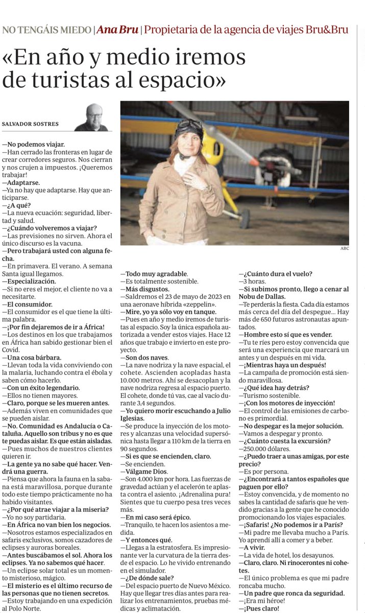 Aquí os dejo la entrevista junto a @SSostresABC