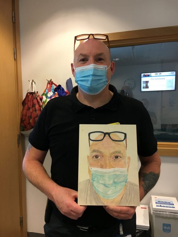 realfixuk's tweet photo. ICU receptionist draws portraits of her colleagues to create a Covid-heroes gallery at hospital 👩🏼‍⚕️✏ - 

“You do see a lot and I just wanted to show my appreciation to the nurses, doctors and other staff on the ward for everything they have been doing.

https://t.co/Xo4OJYglkA https://t.co/1dpcohJEza