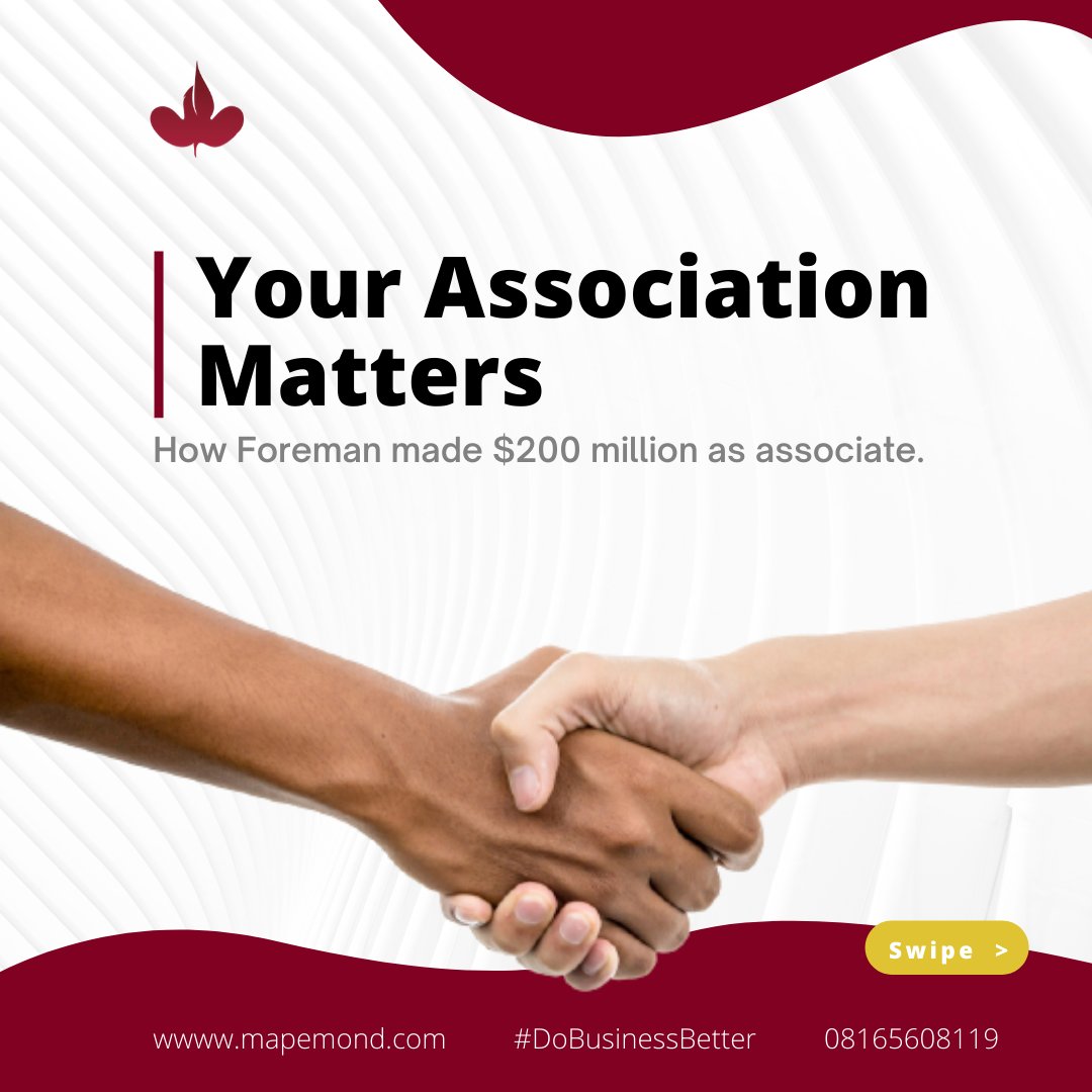 Mapemondng's tweet image. In building a reputable brand, your association matters.

Swipe to read!

#DoBusinessBetter.