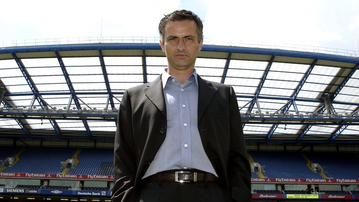 Squawka's tweet photo. The UCL title with Porto in 2003-04

The 15 Premier League goals conceded in 2004-05 with Chelsea

The first and only Treble™️ by an Italian side with Inter in 2009-10

The first 100-point season in a top-five league with Real Madrid in 2011-12

Happy birthday, José Mourinho. https://t.co/Qov2MpKO7l