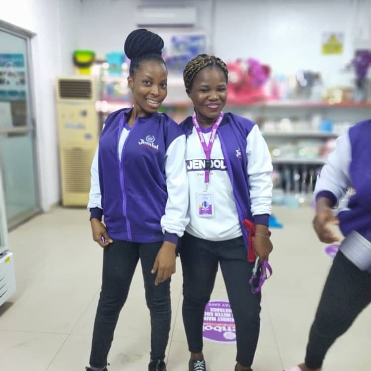 Good Morning from our Beautiful Cashier's 😘❤️😍🥰
it's a Lovely Purple tuesday 💜💜💜

Visit our website <a href="/www/">WWW</a>.jendolstores.com or for  Product enquires and price kindly send a message via WhatsApp to 09062873274

#jendolsuperstores🛒