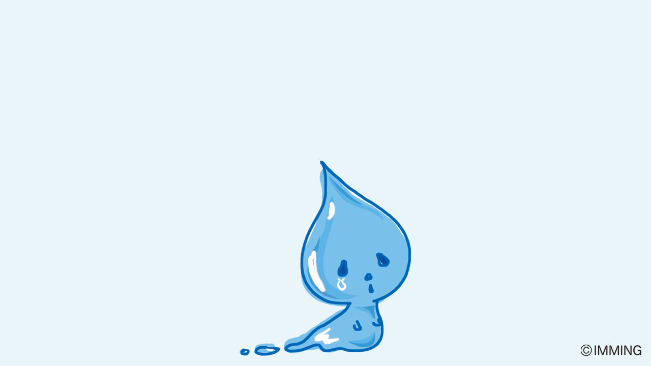Immingdesign 今日のイラスト 自然界のオリジナルキャラクター ねいちゃーフレンド 名前 ぽっちゃん 性格 ちょっと泣き虫な水の妖精 ねいちゃーフレンド イラスト イラスト好きな人と繋がりたい かわいいイラスト １コマ 水 妖精