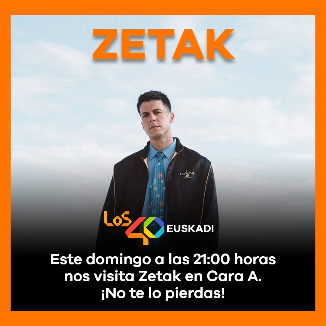 🎧Esta noche en @CaraALOS40Eusk nos visita <a href="/zetak_org/">ZETAK</a> 🔥 y además:
1️⃣ @OlatzSalvador @MarenMusiic o <a href="/nogenband/">Nøgen</a> podrán llegar al Nº1! Vota📲616228175
🔝Recordamos una canción de <a href="/huntzaofficial/">Huntzaofficial</a> que sigue siendo de tus favoritas!
Te esperamos! #CaraA con <a href="/josuortega/">Josu Ortega</a> y <a href="/MariJoseAran/">Mari Jose Aranguren</a>