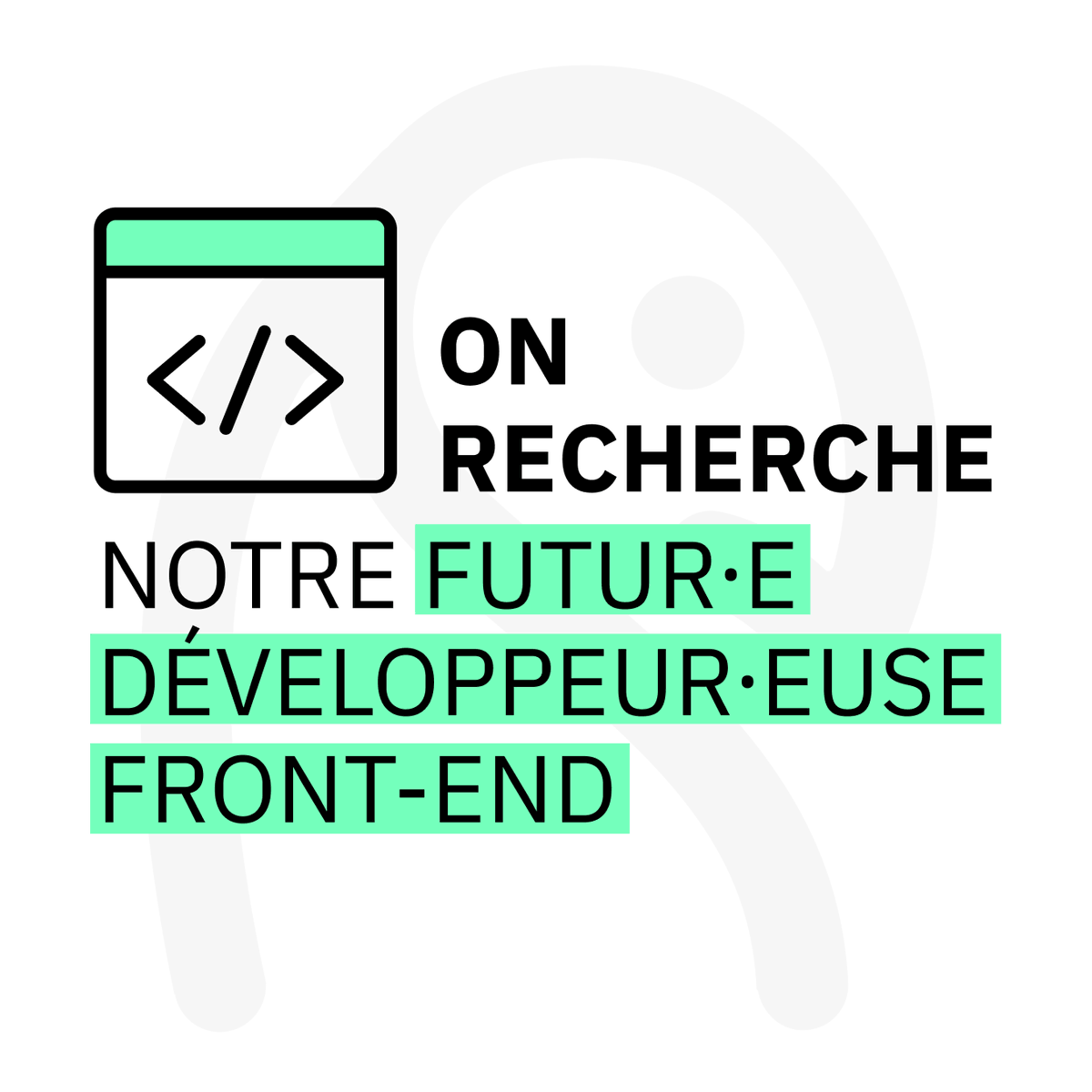 🔥 Tu es à la recherche d'une nouvelle aventure en tant que developpeur.euse Front-End ou tu connais un.e expert.e qui pourrait être interessé.e ? Contacte-nous 🚀

Plus d'infos ici 👉 notion.so/jubiwee/D-velo…

#jobalerte #recrutement #developpeur #frontend #jubiwee