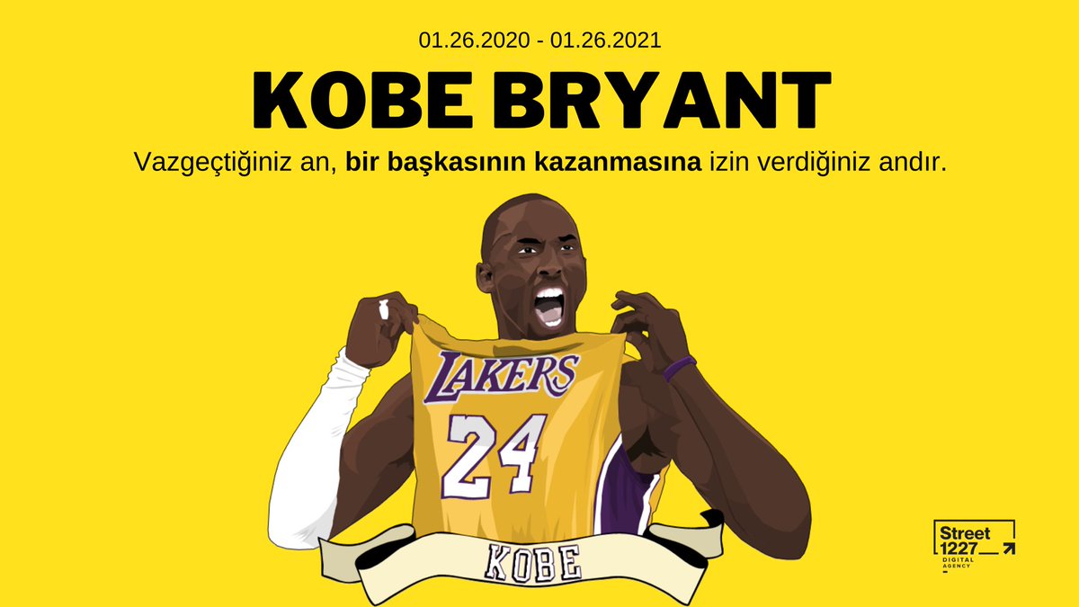 Bir sene önce bugün hayatını kaybetti.

#kobebryant #kobe #mamba