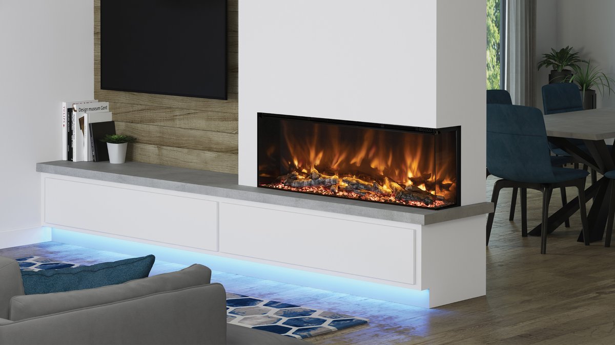 ElginAndHall's tweet photo. Create your ultimate centrepiece with our brand new Pryzm Arteon. 1 sided, 2 sided or 3 sided installation. The choice is yours. https://t.co/M6R0oxy49x #pryzm #arteon #electricfire #newproduct #launch https://t.co/AUpQGb5ieR