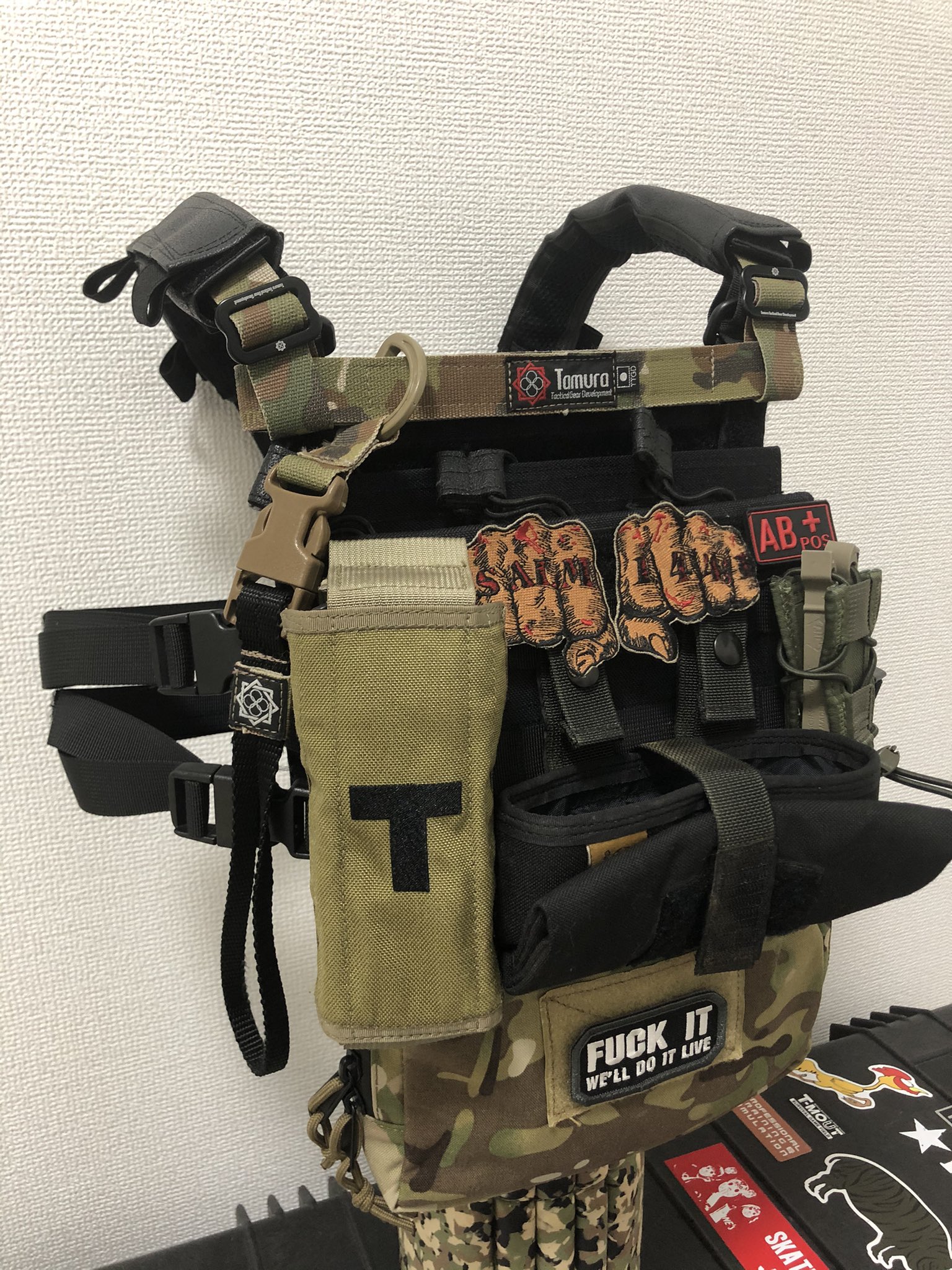 田村装備開発　UCR チェストリグ　ブラック 田村装備開発UCRチェストリグ