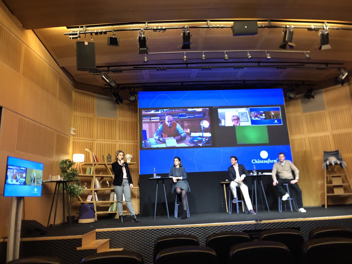 LLrousseau's tweet image. 1ère conférence de presse en phygital de matin pour ⁦@chateauform⁩ et son top management. Ravie de ce moment de retrouvailles !! #events #eventprofs #eventdigital