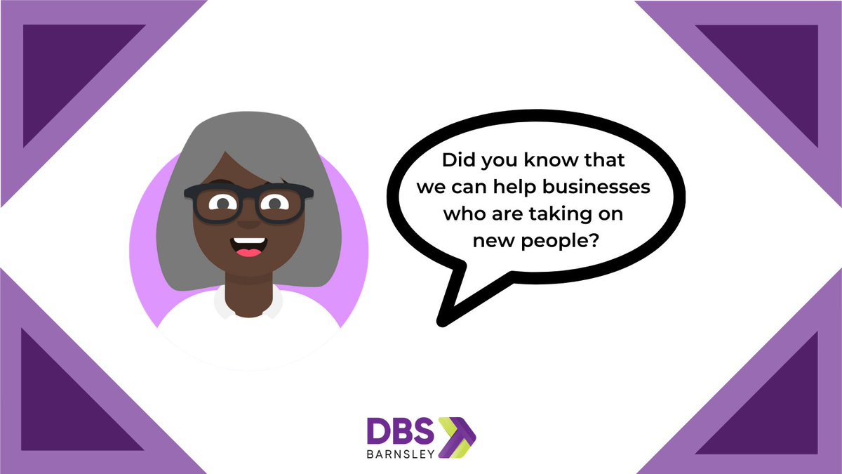 DBSbarnsley's tweet photo. Are you hiring?

If you are a business taking on new people, our @DBSbarnsley team can help get your #DBSchecks sorted!

For more information contact us or visit our website: https://t.co/RXl2huB7bR

#DBSbarnsley #SouthYorkshire https://t.co/wI3ytLo5kd
