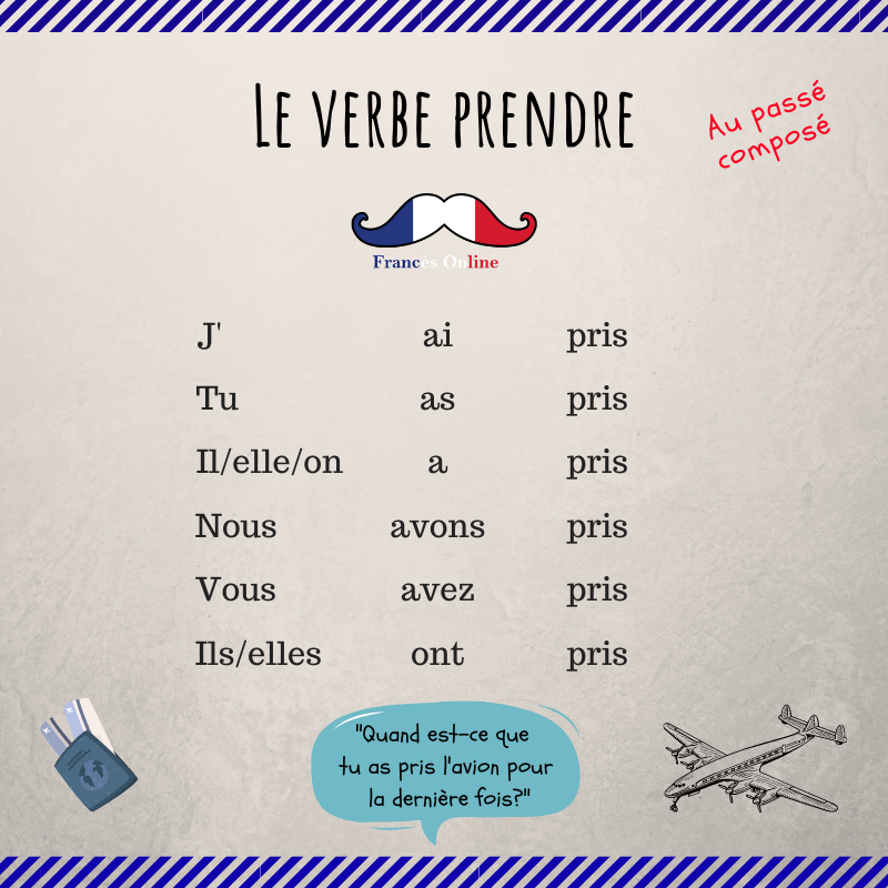 _Frances_Online's tweet photo. Aujourd’hui on voit le verbe « prendre» au passé composé.
-
-
#Français #Francés #French #França #Französisch #FLE #DELF #франция #Speakfrench #learnfrench #LearningFrench #Passécomposé #IloveFrench #EasyFrench #DailyFrench https://t.co/hSQ3XcoBkg