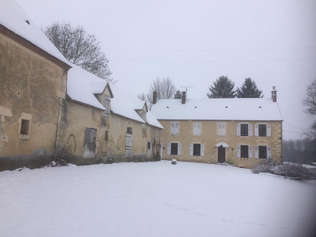 ❄ A new look for our theatre...don't worry, we have underfloor heating! 

#theatre #Normandie