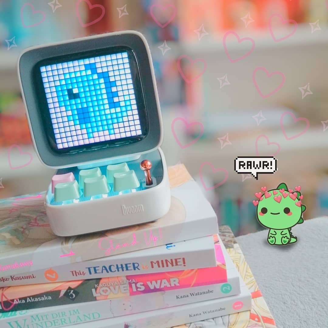 DivoomU's tweet image. Tuned by professional audio engineers, Ditoo is a great speaker for its class. Despite its compact size, it delivers an impressive sound quality.

Credits: @luna.literary

Get One👉rb.gy/81a4zp

#divoom #divoomditoo #stitch #pixelart #musicislife #lifestyle #pixelart