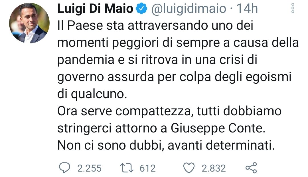 annalisamarzano's tweet photo. Stringiamci a Coonte siam pronti alla morte #Conte #crisidigoverno https://t.co/Wd0UZWfIfQ