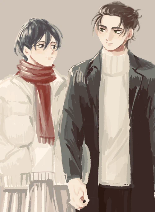 #進撃の巨人
#イラスト
#エレミカ
#eremika
描いたよ 