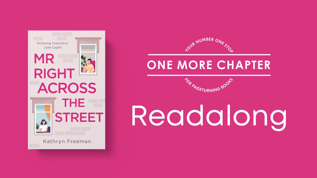 0neMoreChapter_'s tweet photo. Today marks the start of our #OMCReadalong of #MrRightAcrosstheStreet! Are you joining us? 📖🎉❤ https://t.co/kjzCaVhz4o