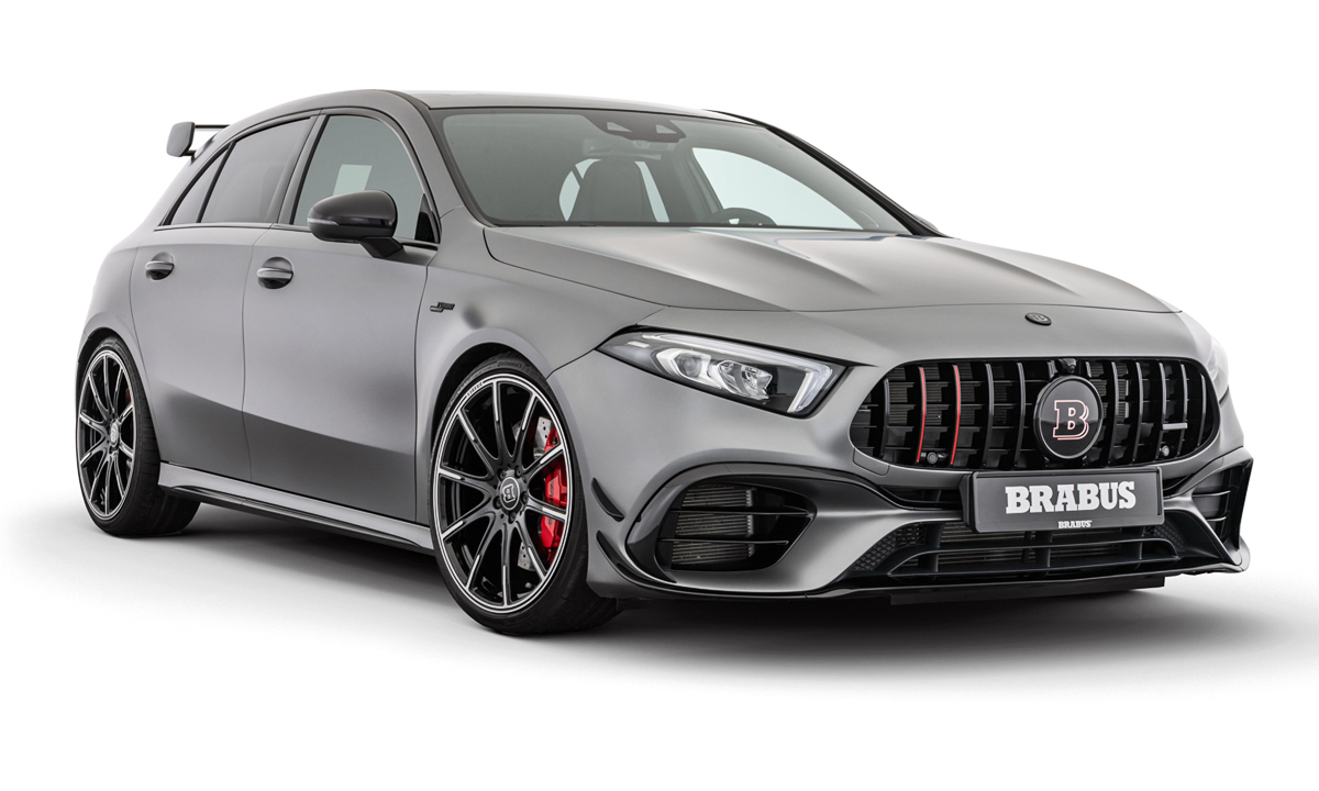 CARmagSA's tweet image. Hyper hatch? Brabus hands the Mercedes-AMG A45 S even more power! bit.ly/3piwGoQ