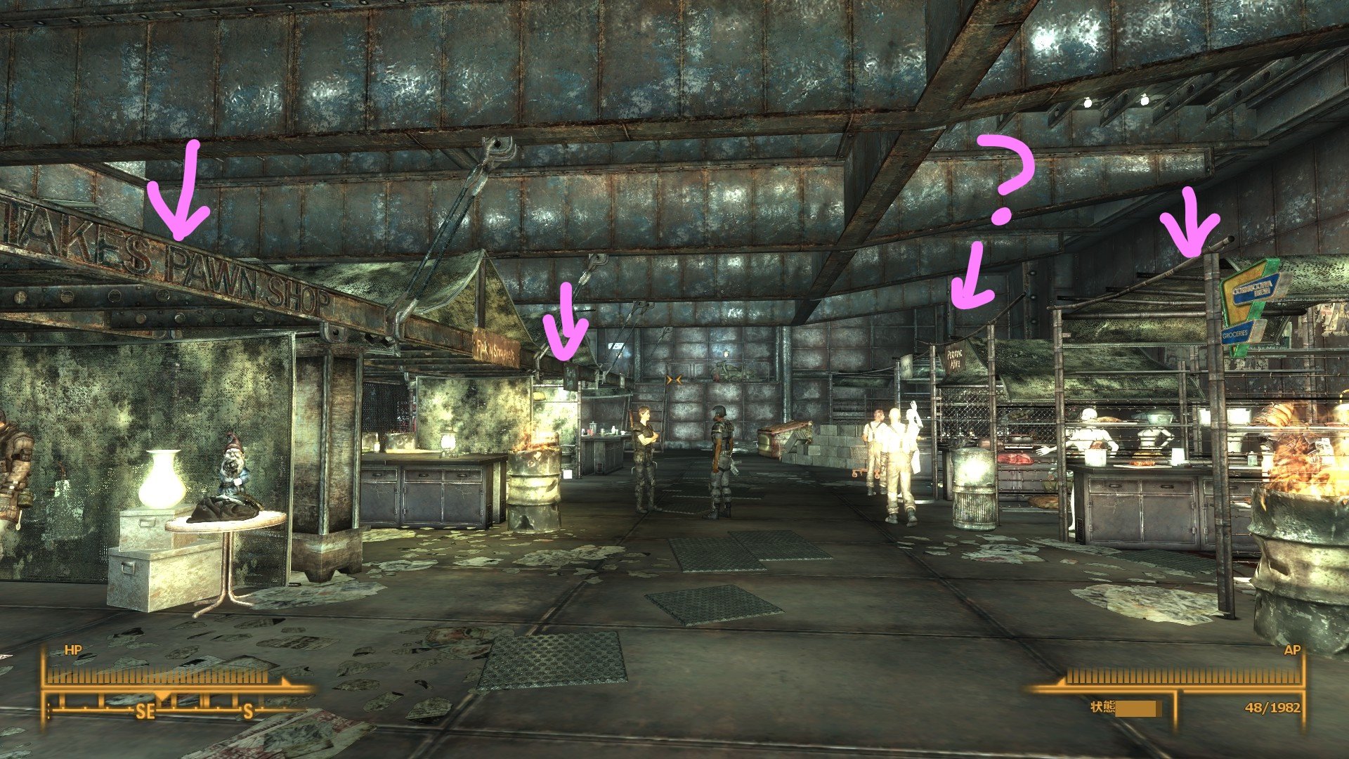 Gump Nonki Fallout3北西部をお散歩 そしたらアウトキャストさん達に遭遇 Pa着たままスイスイ 平泳ぎｗ やっぱ水密取れてて浮くんかな あと途中で衛星から核攻撃を研究中のグール女科学者を発見 珍しく敵対でも逃げ惑ってたので放置プレイ そろそろ