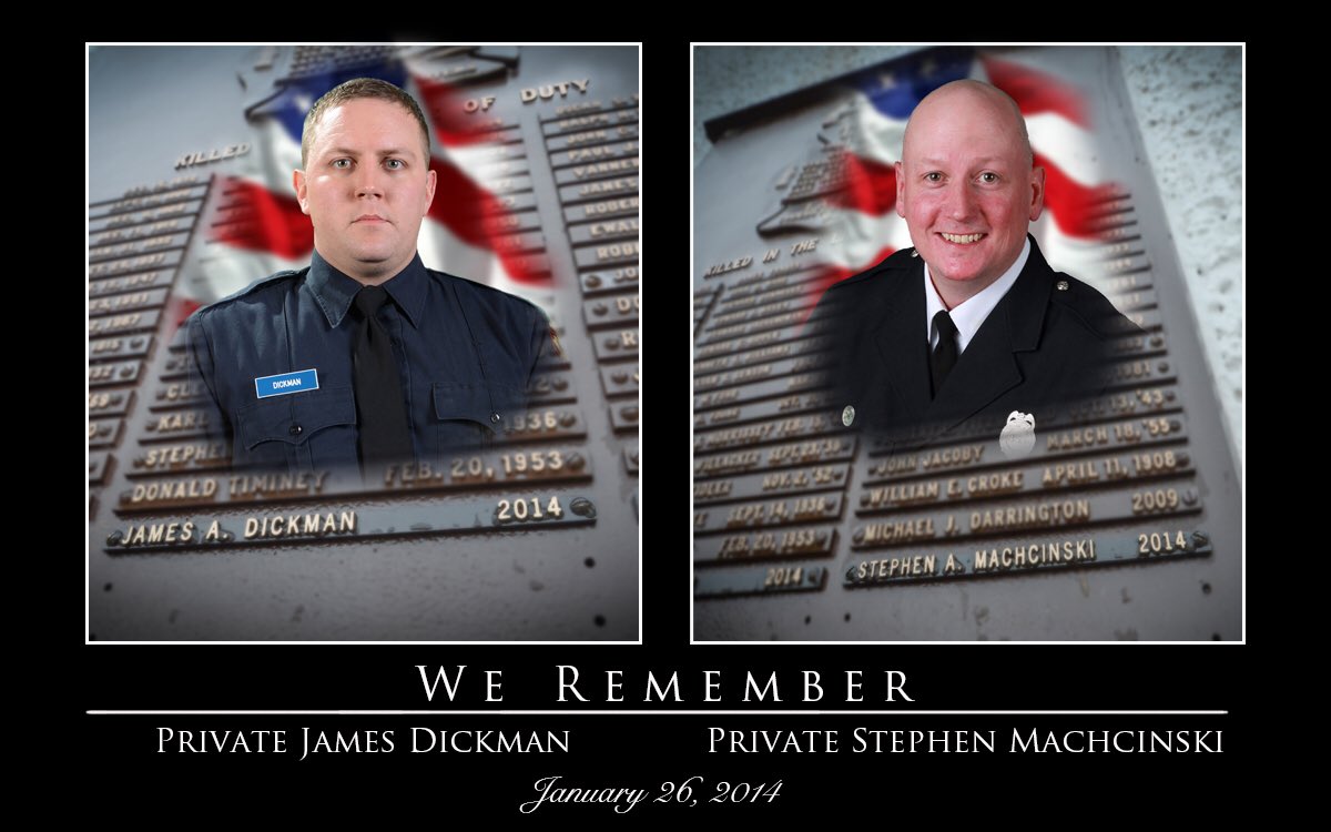 ToledoFire's tweet photo. Jan 26, 2014 - 528 Magnolia St 
#neverforget #toledofirefihhters Steve Machcinski and Jamie Dickman https://t.co/62nH7hmqO1