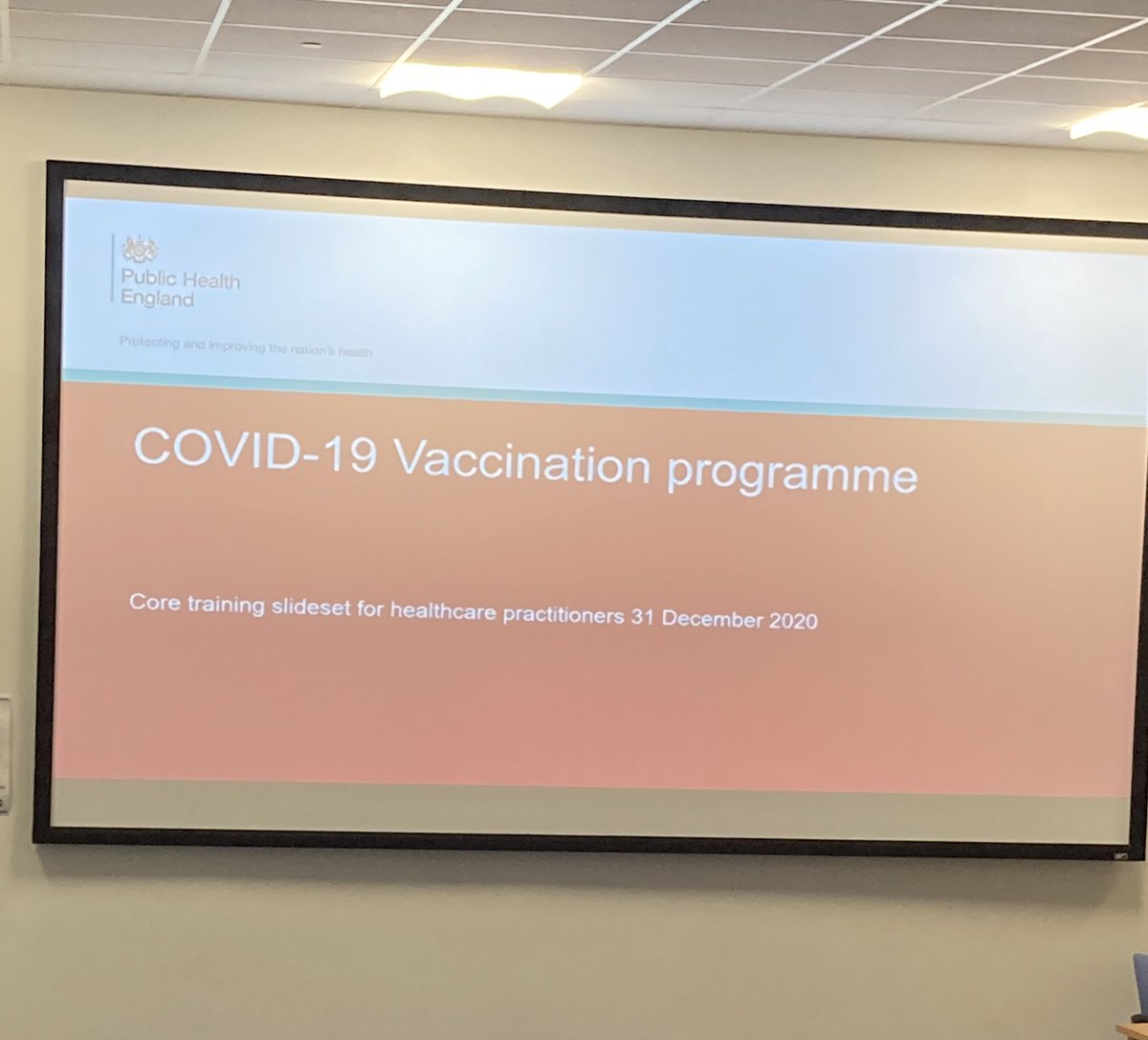 A day spent doing a different sort of training. Hoping I can help support others through this pandemic 🤞🤞