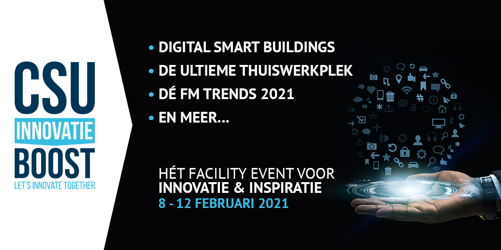 We zetten alle trends, topics en meest inspirerende cases op het gebied van innovaties &amp; duurzaamheid voor je op een rij. Doe mee tijdens de CSU Innovatie Boost en krijg praktische inzichten en tips voor vandaag en morgen: bit.ly/39ro6gL #CSUInnovatieBoost #Innovatie