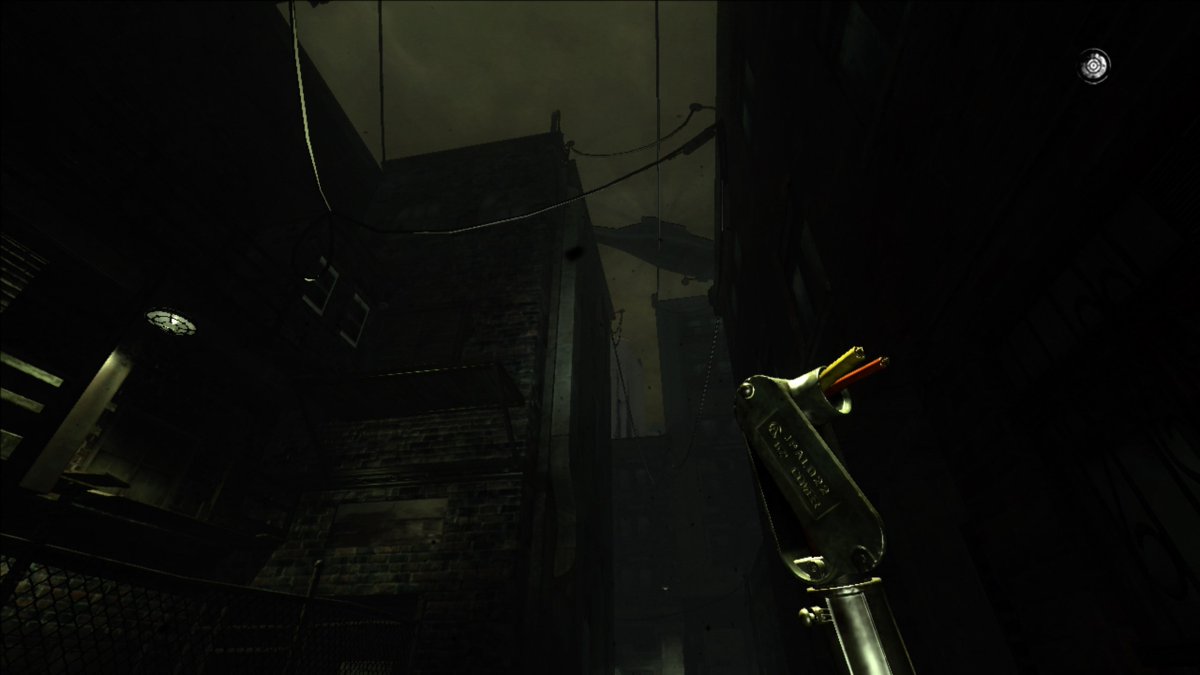 After he's framed, Ethan fights the vagrants using their own crude, improvised methods; the boards and pipes torn from the walls both literally and metaphorically accelerates the world further into collapse. Violence begets violence.