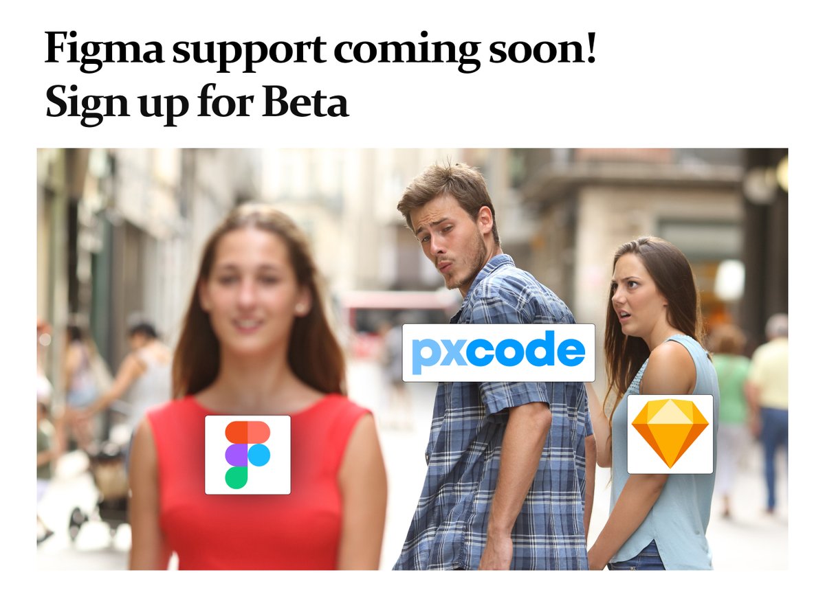px_code's tweet image. 【𝐁𝐫𝐞𝐚𝐤𝐢𝐧𝐠 𝐍𝐞𝐰𝐬】
#pxCode supports #Sketch since the start, and we have been receiving tons of requests to support #Figma, WE HEARD YOU!
So here we are, calling for Beta!
Send us your email for further notifications 👉📩👌
#NoCode #WebDev #FrontEnd #DEVCommunity