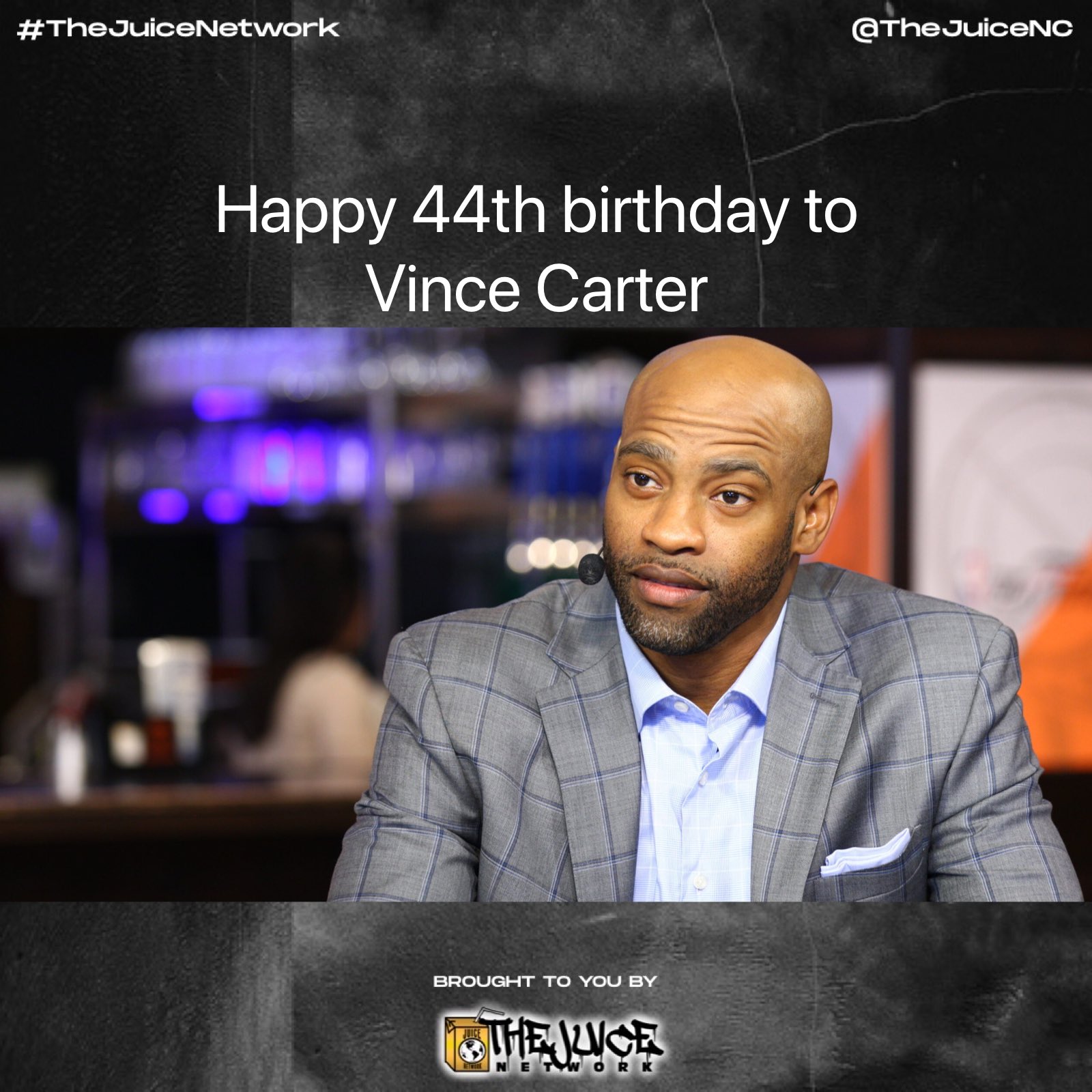  wishes everyone a HAPPY BIRTHDAY! Today we celebrate 

Vince Carter - 44 
