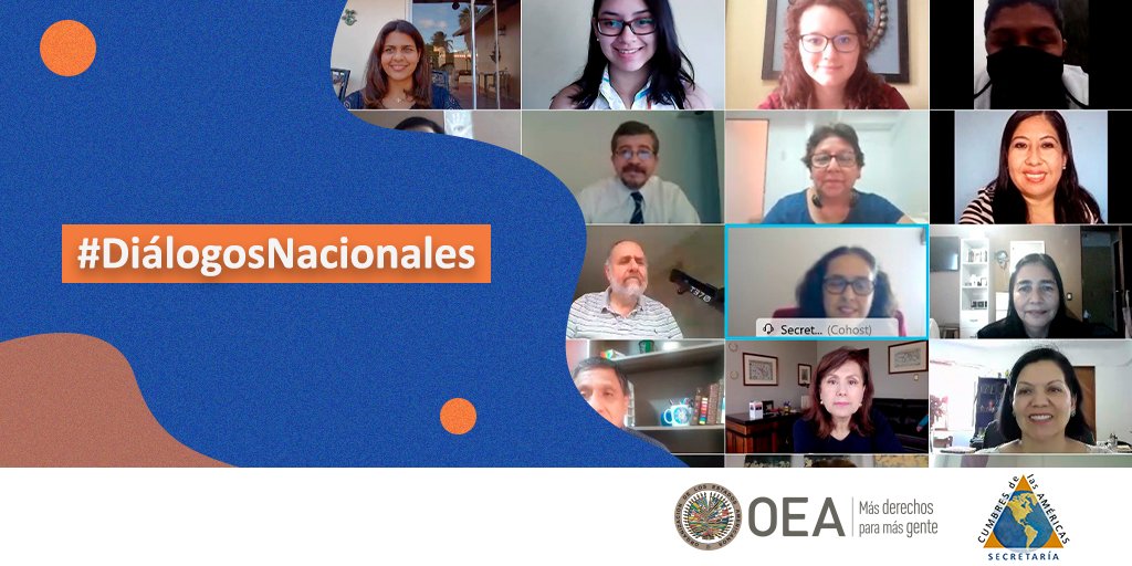 CumbreAmericas's tweet photo. ¡COMIENZAN HOY!
Luego de los productivos #Preptalks, llegó el turno de los #DiálogosNacionales entre gobiernos, Sociedad Civil y Actores Sociales.
#IXCumbre https://t.co/JycfbzFSpQ