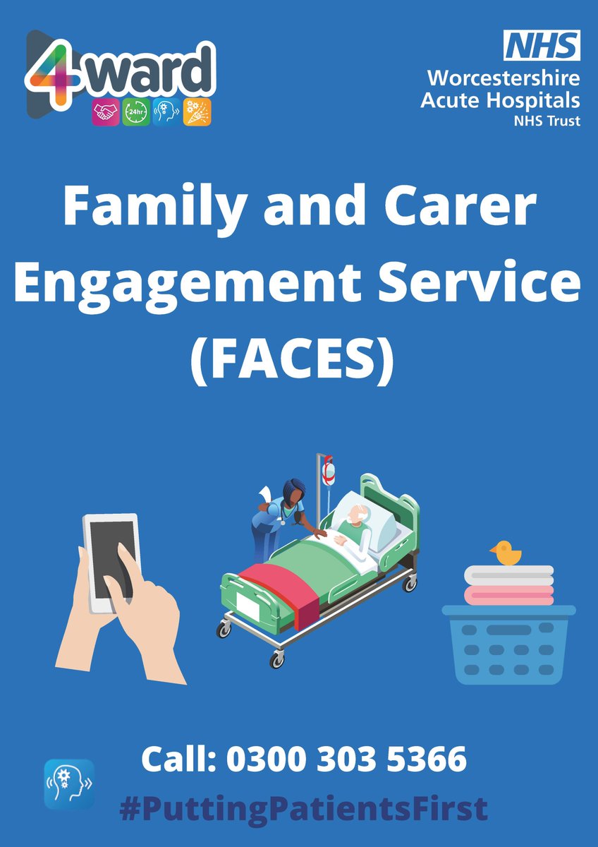 Our ward staff are really busy at the moment, so we've set up a new service to help them focus on caring for patients, while also keeping you updated if your loved one ends up in hospital.

1/3...