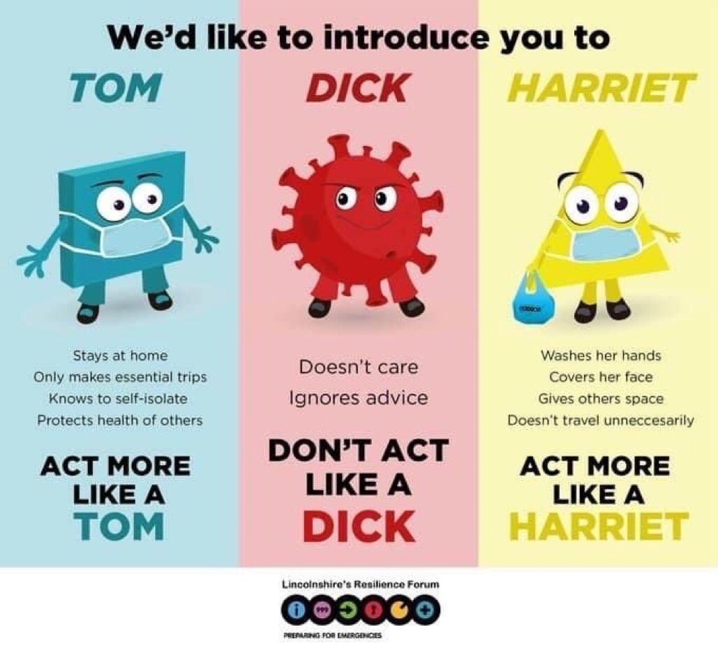direct2chemist's tweet image. Don’t be like a Dick, be more like Tom &amp;amp; Harriet and shop for your PPE at direct2chemist-PPE.com #COVIDIOTS #ppe #facemask