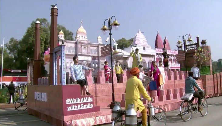 nitinpanigrahi's tweet photo. Perhaps for FIRST TIME #Cyclists on #Rajpath accompanied #Delhi tableau as theme of #Redevelopment of #ChandniChowk is to encourage people-centric planning,not #car-driven intervention,for #SustainableCities i.e.#RightToWalk & #RightToCycle
#WalkAMileWithASmile @srdcdelhigovt https://t.co/t80366NlTT