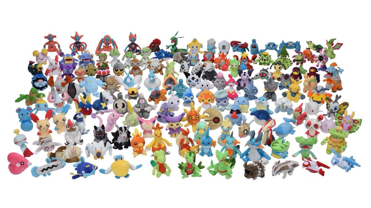 🎁#Concours
↪ Gagne la peluche Pokémon FIT Hoenn de ton choix 
↪ Pour participer : RT + follow <a href="/Pokekalos/">Pokekalos</a>
Tirage au sort le 4 Février 2021. Bonne chance à tous