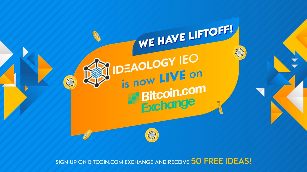 ideaologyio's tweet photo. 🚀Time to launch your BIG idea! 🚀

Get Ideaology's IEO at https://t.co/sblFHgmLO1 Exchange! Sign up now and get 50 FREE IDEA tokens! 🔥 #BuyIdeaToken #IdeaTokenSale  

📢 Link Here: https://t.co/kawVK8Z8db 👈 https://t.co/5RwFiUX2Yf
