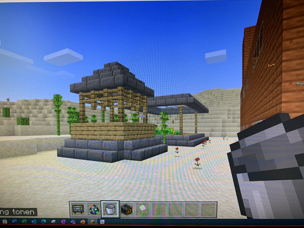 Afsluitende opdracht na drie trainingen Minecraft: Education Edition bij OVO Zaanstad namens <a href="/IT_Randsteden/">IT Randsteden</a> Samen bouwen. <a href="/PlayCraftLearn/">Minecraft Education</a> <a href="/MicrosoftEDU/">Microsoft Education</a>