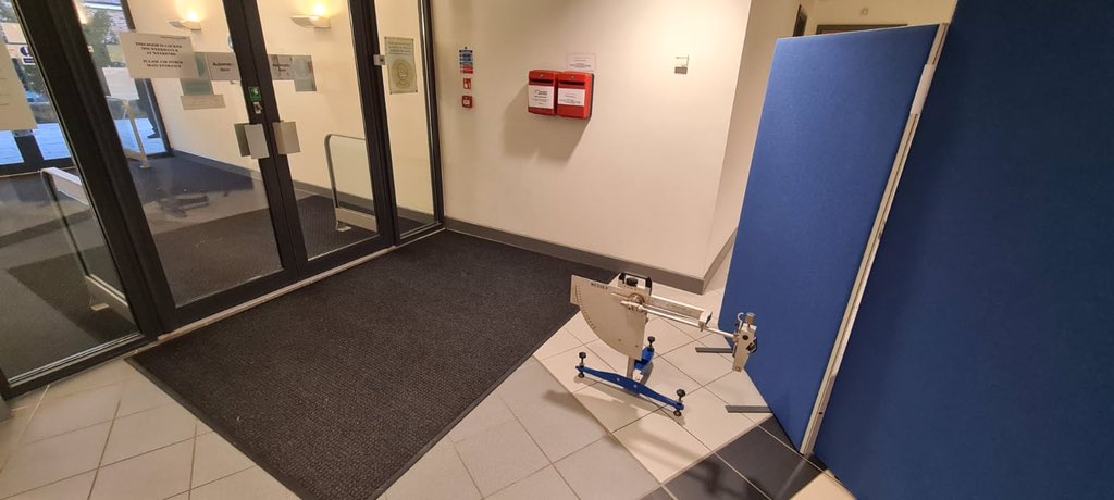 SlipTestingUK's tweet photo. Keeping the public safe. A busy few weeks of slip testing at a number of Covid-19 vaccination centres across the UK to ensure conformity with HSE guidelines #safetyfirst  #safefloors #sliptesting https://t.co/NkdvrwQb4R