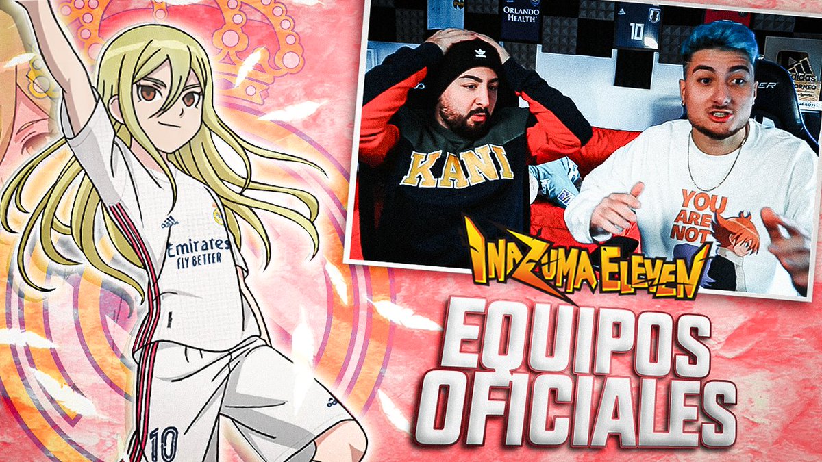 🔥NUEVO VÍDEO🔥 Después de 2 años de aquel vídeo que os encantó @papigavi y yo os traemos la segunda parte de REACCIONANDO a EQUIPOS OFICIALES en Inazuma! youtu.be/YEW00WhBf6U A disfrutarlo! 🥰