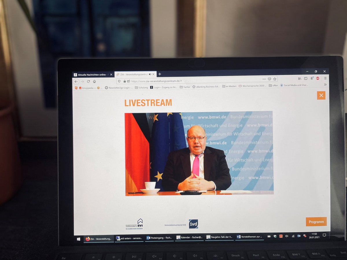 Beim Neujahrsempfang der Verbände betonte #Bundeswirtschaftsminister Peter #Altmaier, dass die Umlagefähigkeit der #CO2-Bepreisung ein schwieriges Thema sei und sowohl Vermieter als auch Mieter den Energieverbrauch beeinflussen. Fazit: „Darüber muss man diskutieren“ #immobilien