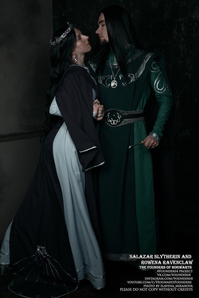 ❖ White Winter Hymnal  Rowena Ravenclaw and Salazar Slytherin