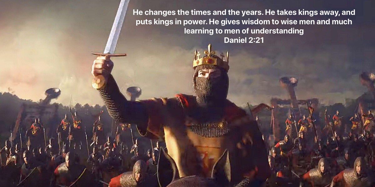 JW_Branding's tweet image. He changes the times and the years. He takes kings away, and puts kings in power. He gives wisdom to wise men and much learning to men of understanding
Daniel 2:22